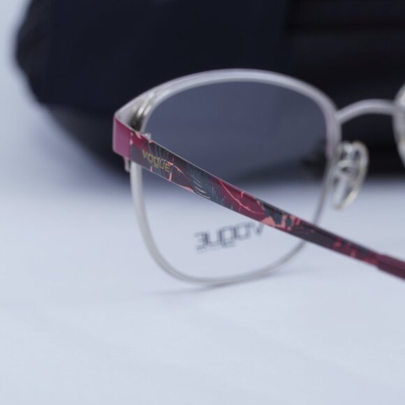 Final Price! Vogue VO4072 5055 Dark Red/Silver Eyeglasses 52mm - Picture 13 of 13